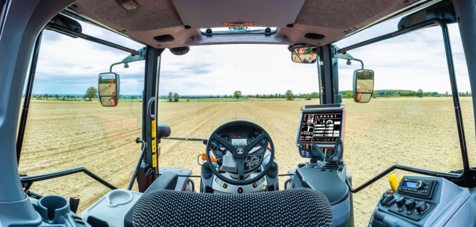 Komfortowa kabina ciągnika Kubota M7